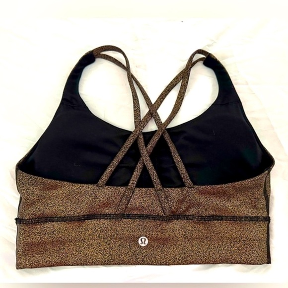 •LULULEMON-Metallic Sports Bra/8• - Picture 3 of 7